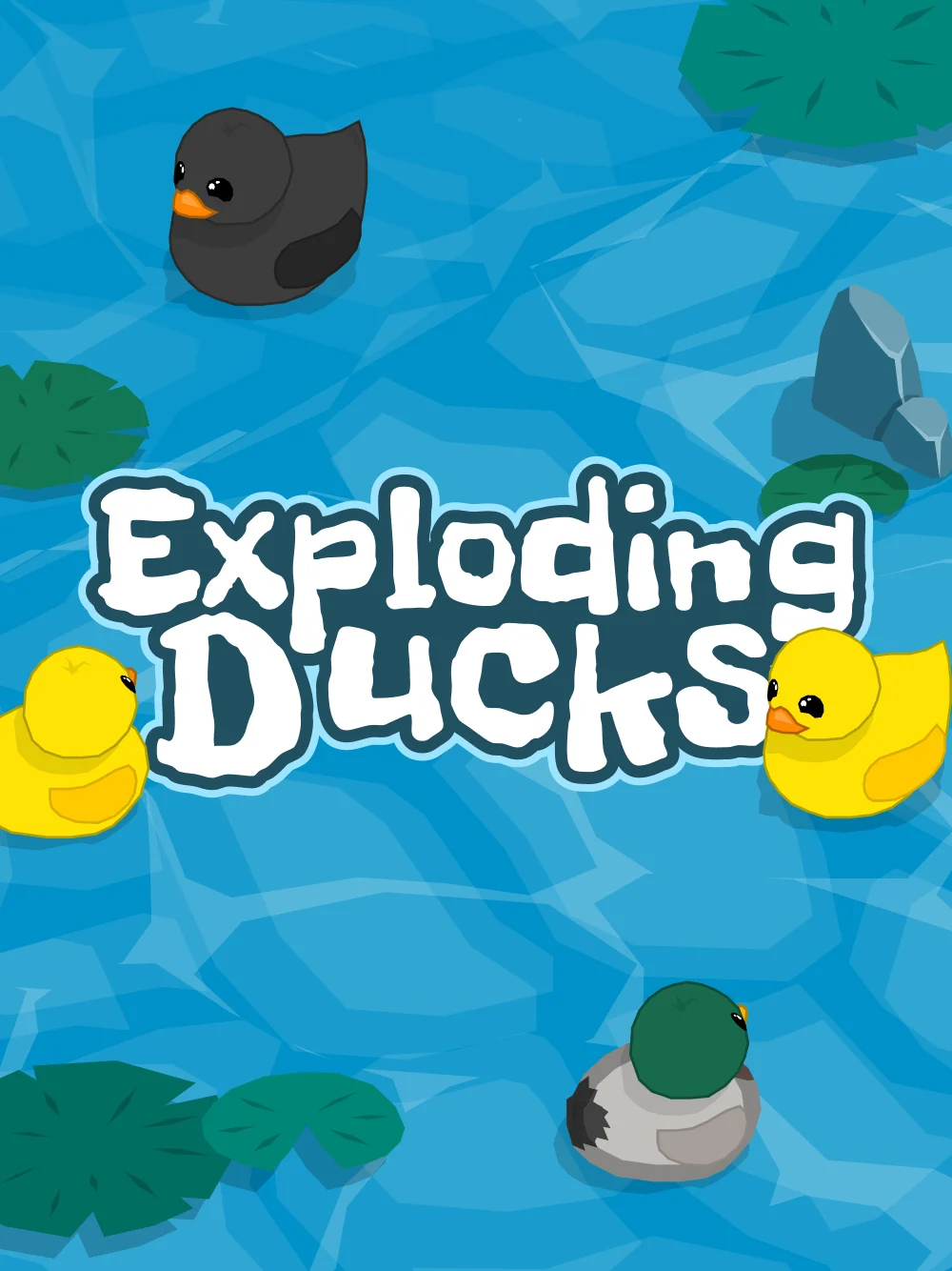 Juego divertido con explosiones y estética arcade colorida.